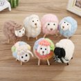 thumbnail image 2 of Handmade Felt Sheep Miniature Decoration Christmas Tree Hanging Ornament Felt Sheep Figurines，Green Lamb, 2 of 4