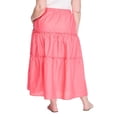 thumbnail image 3 of Lane Bryant Women's Plus Tiered Maxi Skirt, 3 of 6