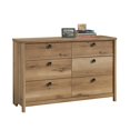 thumbnail image 2 of Bowery Hill 6-Drawer Engineered Wood Dresser in Timber Oak Finish, 2 of 11