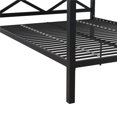 thumbnail image 2 of DHP Remna Queen Metal Canopy Bed, Black, 2 of 7