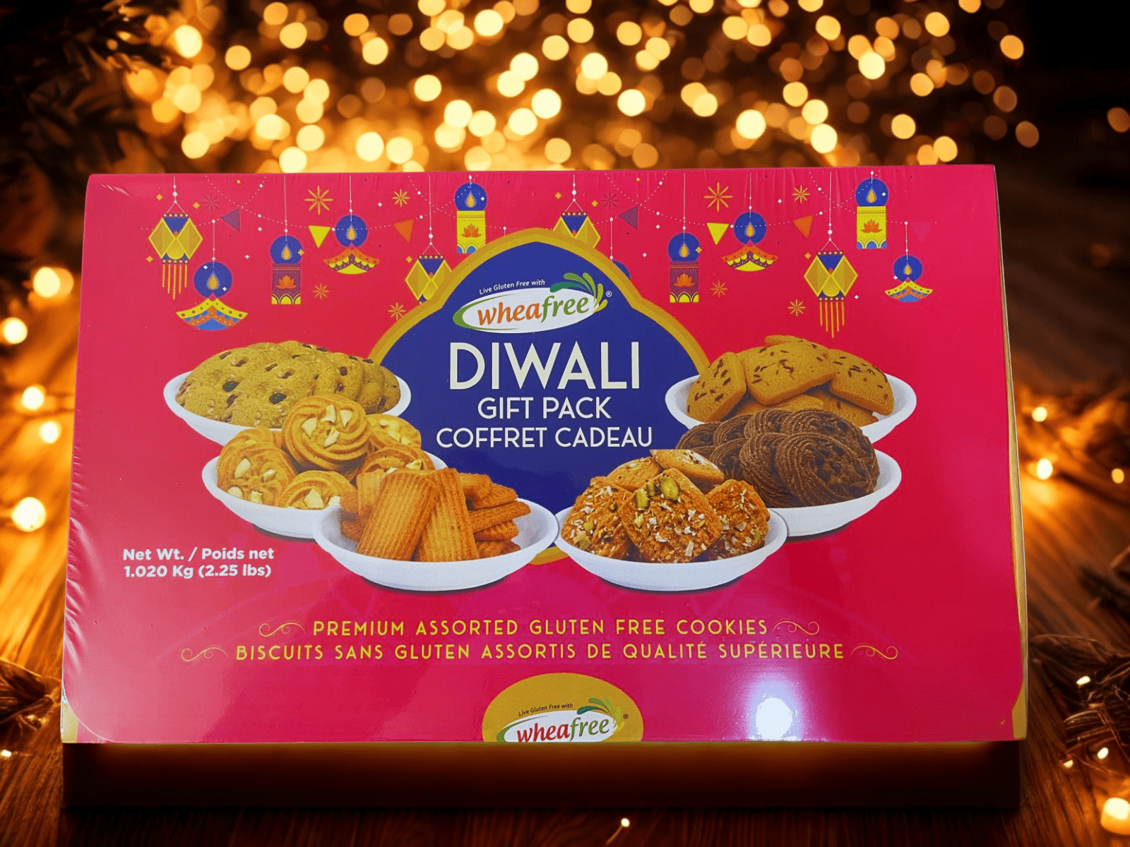 WHEAFREE-COOKIES-1.KG GLUTEN FREE  JEERA COOKIES, ELAICHI COOKIES, (CARDAMOM BISCUITS)  PISTA COCONUT COOKIES ,KAJU BUTTER COOKIES ( CASHEW BUTTER BISCUITS )  CHOCOCHIP COOKIES ,   TUTTI - FRUTTI