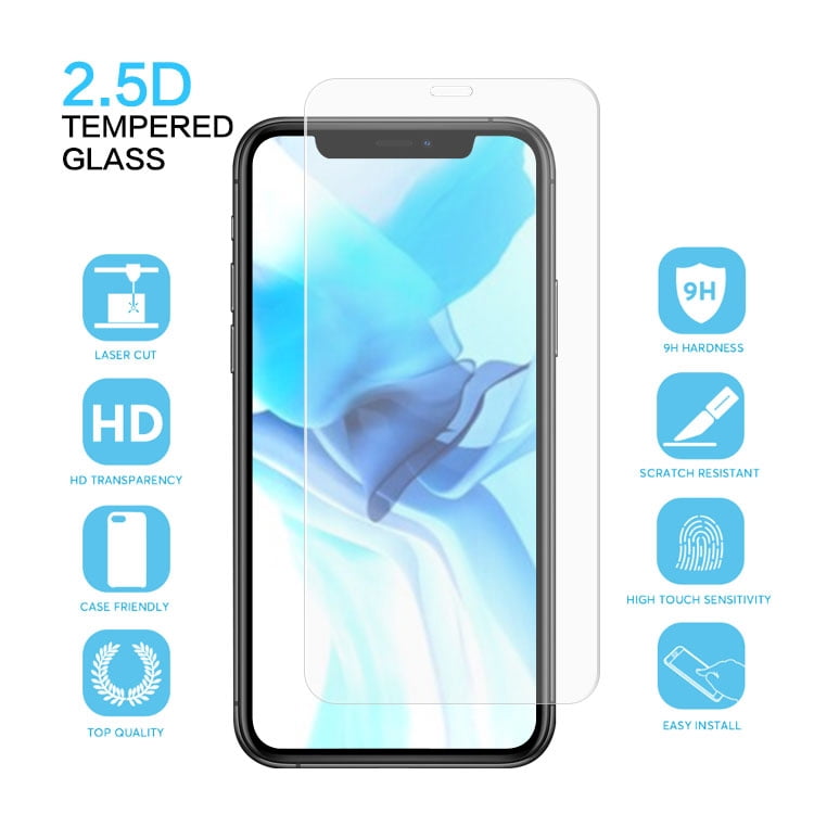 [2 Packs] PST Premium Tempered Glass Screen Protector for iPhone 12 / iPhone 12 Pro 2020 (6.1")