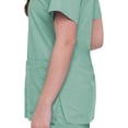 thumbnail image 3 of Landau Haut de Blouse Médicale pour Femmes : 4 Poches, Coupe Classique Décontractée, Col en V Durable 8219, 3 of 5