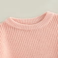 thumbnail image 4 of Chandail Tricoté pour Tout-Petit Fille Garçon, Blouse Chandail, Chandail Molletonné Chaud à Col Rond, Manches Longues, 4 of 6