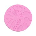 thumbnail image 1 of 17 Grid Leaf Shape Mold DIY Heats-resistant Simulation Non-stick Cute Candle Hand Wash Cake Mousse Baking Mould Pink, 1 of 6
