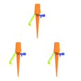 thumbnail image 1 of VONKY 8/12pc PVC Automatic Watering Irrigation Spike Garden Cone Drip Sprinkler Plant 6 3Set, 1 of 6