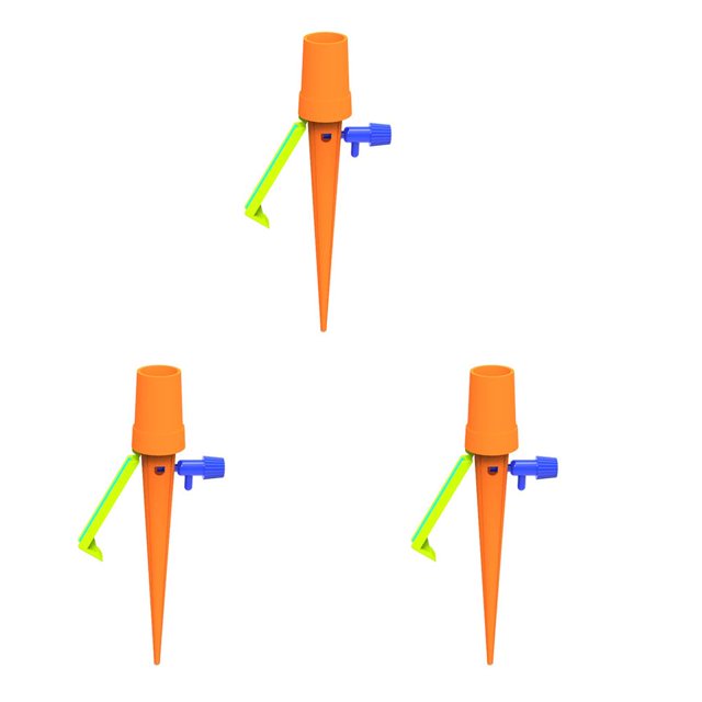 VONKY 8/12pc PVC Automatic Watering Irrigation Spike Garden Cone Drip Sprinkler Plant 6 3Set