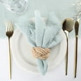 thumbnail image 1 of Napperon à Franges en Tissu, Bouche Plissée, Tissu Occidental, Napperons de Table en Lin, 1 of 6
