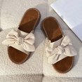 thumbnail image 5 of B91xZ Women's Comfort Slides Quick Drying Non Slip Shower Slides Bathroom Sandals,Beige 7, 5 of 5