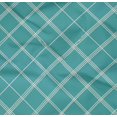 thumbnail image 4 of oneOone Organic Cotton Poplin Twill Fabric Check & Geometric Print Fabric BTY 42 Inch Wide, 4 of 4
