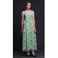 thumbnail image 3 of Bimba Robe Longue Chic à Imprimé Floral pour Femme, Style Bohème, Maxi d'Été, Tenue de Plage - Xxx-Grand, 3 of 6