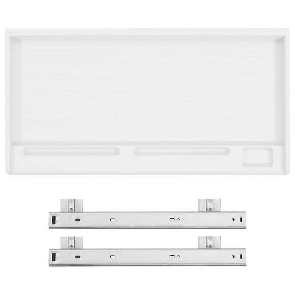 KAKOWELY 1 Set of Office Keyboard Tray Under Desk Pull Out Keyboard Tray Convenient Keyboard Drawer with Sliders,20.28X"X14.76"X0.79"