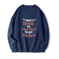 thumbnail image 1 of Chandails à Capuchon Mode pour Femmes 2023 Mode Femme Imprimé Col Rond Manches Longues Chandails Sans Capuche T-Shirt Hauts Amples Blouse Rabais de 50 % Liquidation Costumes d'Halloween/Noël, 1 of 2