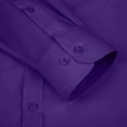 thumbnail image 4 of Dress Shirts for Men with Pocket Long Sleeve Big & Tall Tshirts Shirt Button-Down Collared Wrinkle-Free Solid Color Business Work Tops, 4 of 5