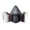 Blue, variant on Aodebiao Reusable Half Face Cover - Half Respirаtor Face Cover,for Paint, Dust and Formaldehyde, Sanding, Polishing,Spraying,Against Dust,Chemicals