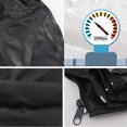 thumbnail image 4 of Bimini Top Replacement Cover, Foldable UV Protection Rainproof Oxford Cloth Boat Canopy Black  for Canoes, 4 of 7