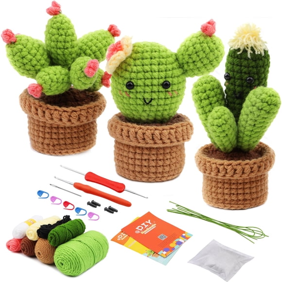 Crochet Starter Kit, Crochet Kit for Beginners, Beginner Crochet Kit for Adults, with Crochet Hooks,