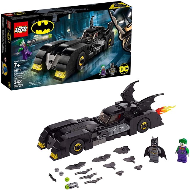 LEGO DC Batman Batmobile : Poursuite de The Joker 76119 Ensemble de Construction (342 Pcs)