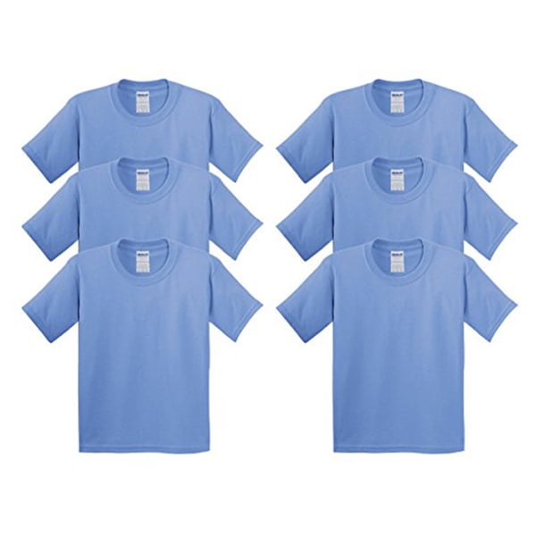 Gildan Men's Heavy Cotton T-Shirt - 5000 (Pack Of 6)
