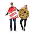thumbnail image 1 of Costume d’Halloween Lait & Biscuits pour couple, ensemble de 2, adultes unisexe taille unique, par Fun World, 1 of 5