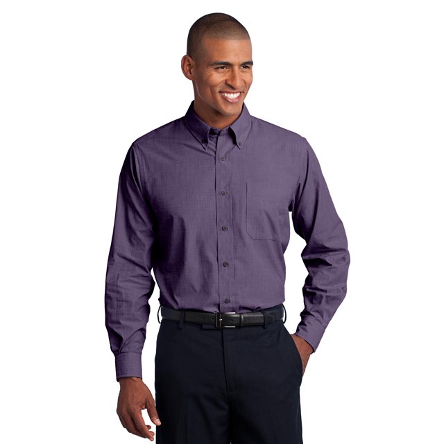 Port Authority Chemise Facile d'Entretien Crosshatch