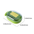 thumbnail image 2 of Containers with Lids for Organizing,Bathroom Decor Box Quality Soap Tray Double Layered Soap Container with Lid Striking Aesthetics and Removable Dividers - Upgrade Your Bathroom Decor, 2 of 6