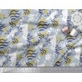 thumbnail image 2 of Soimoi White Poly Georgette Fabric Leopard & Wild Animal Skin Print Fabric by The Yard 52 Inch Wide, 2 of 3