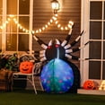 thumbnail image 2 of Décoration de Pelouse d'Halloween Gonflable à Air Soufflé Éclairée pour l'Extérieur de 63 Pouces de Long -, 2 of 10