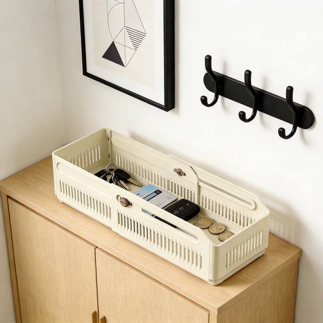 Boîte de Rangement Rétractable pour Armoire de Cuisine, Bac en Plastique à Angle Droit Ajustable avec Poignées pour Collations, Assaisonnements, Organisation de la Maison et du Garde-Manger