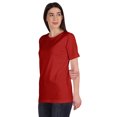 thumbnail image 4 of Inkmeso T-Shirt Basique à Col Rond pour Femmes, Manches Courtes, Coupe Régulière, Long Tee, Haut d'Entraînement, 4 of 8