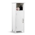 thumbnail image 1 of Gymax Armoire de Rangement de Salle de Bain Autoportante avec Porte Simple et Tablette Ajustable, 1 of 9