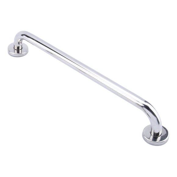 Barre de Douche Murale en Acier Inoxydable de 500 mm avec Poignée et Rail de Soutien, Comprend des Raccords Muraux Standards Poignée de Douche Barre de Bain