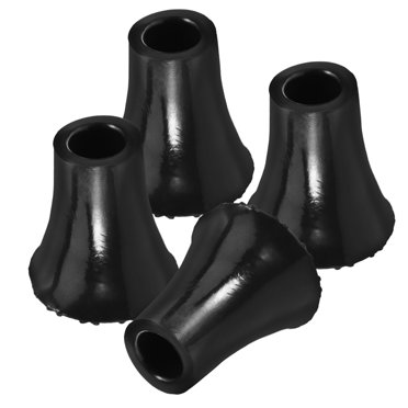 4Pcs Crutch Replacement Tips Walking Cane Tips Nonskid Cane Plastic Tips Crutch Replacement Cane Tips