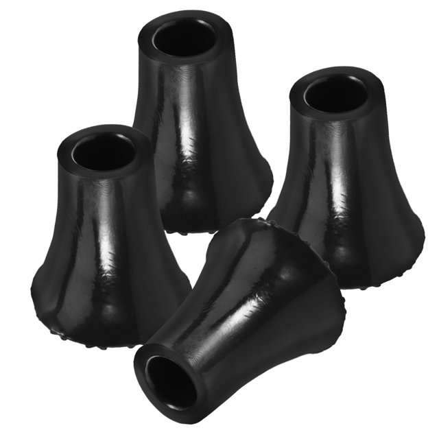 4Pcs Crutch Replacement Tips Walking Cane Tips Nonskid Cane Plastic Tips Crutch Replacement Cane Tips
