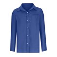 thumbnail image 3 of AherBiu Womens Button down Shirts Long Sleeve Casual Fall Tops Cotton Linen Loose Collared Blouses, 3 of 5