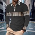 thumbnail image 2 of Birdeem Chemises pour Hommes Chemise Décontractée Imprimée à Manches Longues Col Rabattu Boutons T-Shirt Blouse Tops, 2 of 12