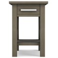 thumbnail image 2 of Simpli Home Kitchener Solid Wood Narrow End Table with Storage in Farmhouse Gray, 2 of 7