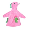thumbnail image 4 of Penkiiy Tout-Petits Enfants Bébés Filles Mignon Imprimé Imperméable Enfants Manteau de Pluie Imperméable à Capuche Veste Manteau 4-5 Ans Rose, 4 of 5