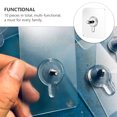 thumbnail image 4 of Miangastore Seamless Wall Hook iPhone 15 Pro Titanium Silver Pro Design for Women 1Pcs, 4 of 9