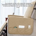 thumbnail image 3 of Chair Cover Polyester Recliner Protector Adjustable Washable Sofa Cover; Washable Sofa Furniture Cover, Sand Color, L, 3 of 9