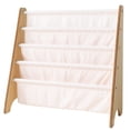 thumbnail image 1 of 3 Sprouts Recycled Fabric Kids Book Rack Storage Bookshelf Organizer in Pale Pink for Ages 3+, 1 of 13