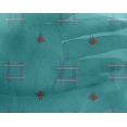thumbnail image 4 of oneOone Georgette Viscose Fabric Check Kasuri Print Fabric BTY 42 Inch Wide, 4 of 4