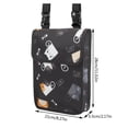 thumbnail image 3 of TIELUTT Car Hanging Bag Car Handle Front Large Capacity Three Storage Bag Motorcycle Hanging Reflectors for Bikes Night Pedal Assist Bikes for Adults Bike Saddle Pack Bike the Patchwork Bike, 3 of 4