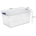 thumbnail image 4 of Sterilite 62 Liter Stadium Blue Latch Box, 62 Liter, 4 of 4