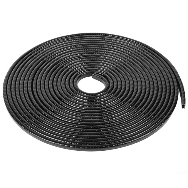 MYFAMIREA 13Ft(4M) Car Door Edge Guards U Shape Edge Trim Rubber Seal Protector Rubber Car Door Protector Car Protection Door Edge Anti-Collision Rubber Clips Fit for Most Car