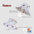thumbnail image 3 of Chapeau d'Été Ajustable avec Protection Solaire pour Bébé Fille Garçon Enfant UPF 50, 3 of 6