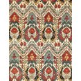 thumbnail image 1 of Ahgly Company Tapis d'Intérieur Rectangulaire Abstrait Rouge Brun, 3 Pieds x 5 Pieds, 1 of 6