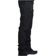 thumbnail image 3 of cllios Pantalon Cargo pour Hommes, Pantalon Cargo de Travail Militaire pour Hommes en Ripstop, Pantalon de Randonnée Léger d'Extérieur Résistant à l'Eau à Jambe Droite avec Multiples Poches Noir 2TG, 3 of 7