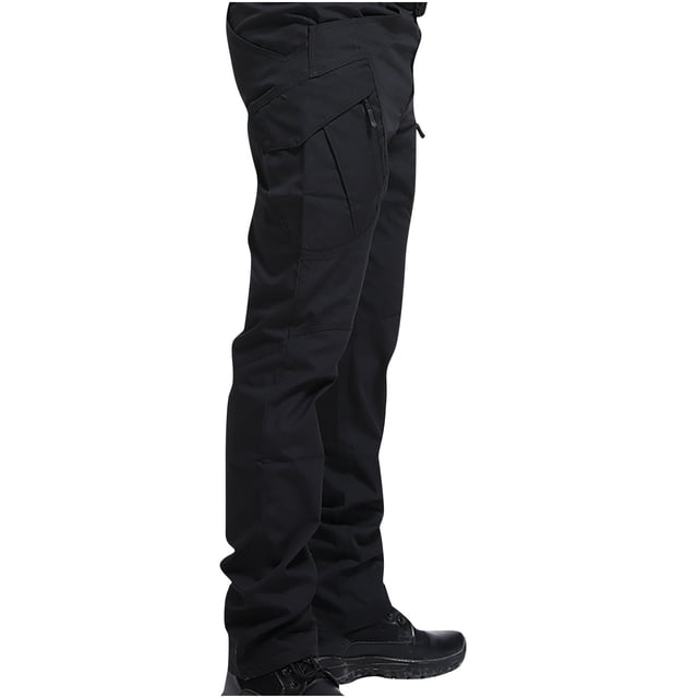 Pantalon Cargo de Travail Décontracté pour Hommes - Pantalon de Randonnée Léger pour Hommes - Pantalon Long à Jambe Droite pour Homme, Plein Air, Camping, Pêche, avec Multiples Poches