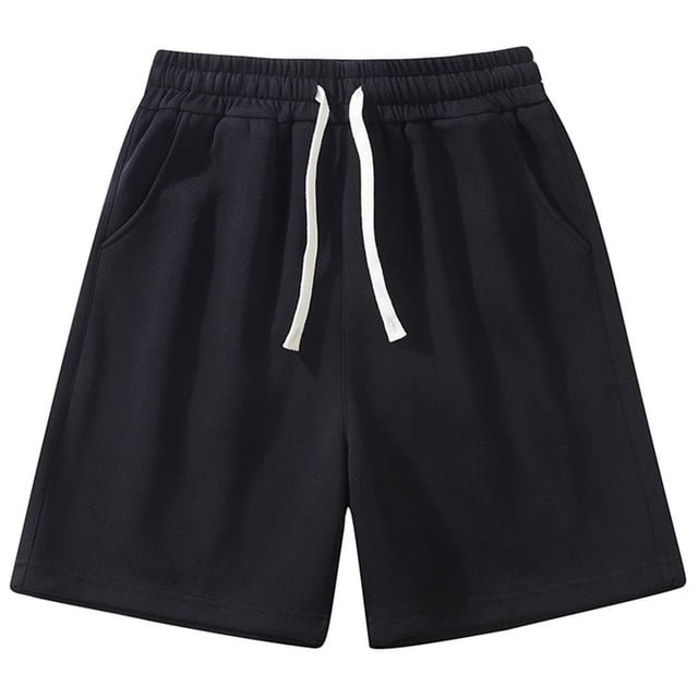 Diufon Men's Athletic Shorts Drawstring Waisted Outdoor Sport Shorts Spring Summer Hiking Shorts with Pockets
